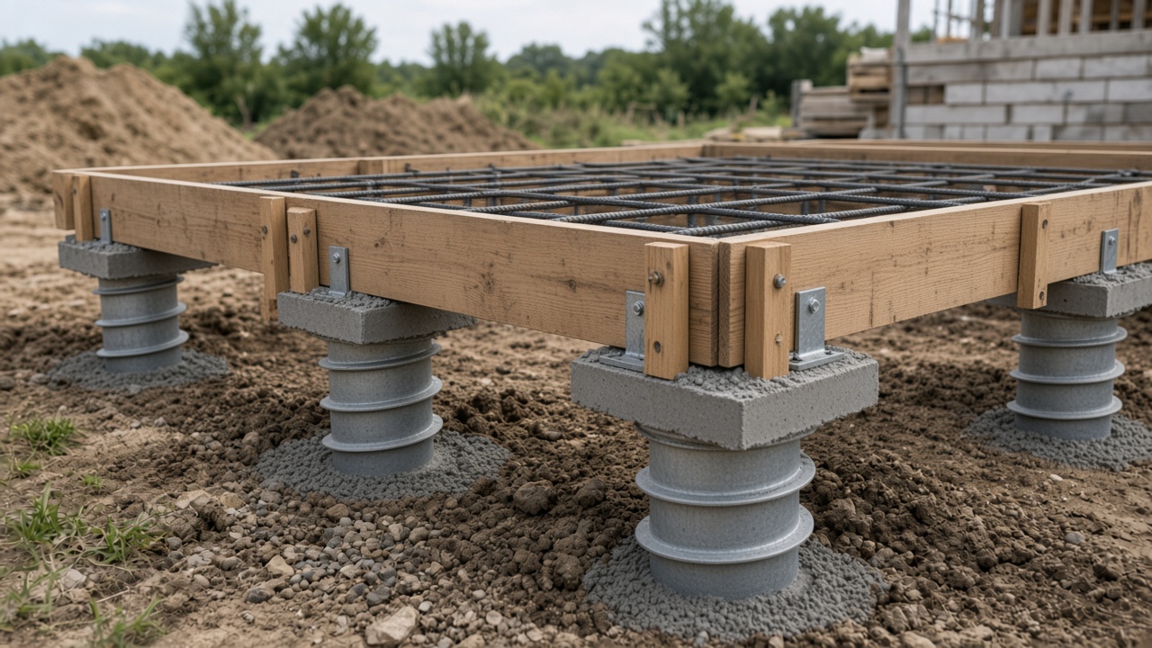 Ростверк фундамента что это — фундамент частного дома на стройке